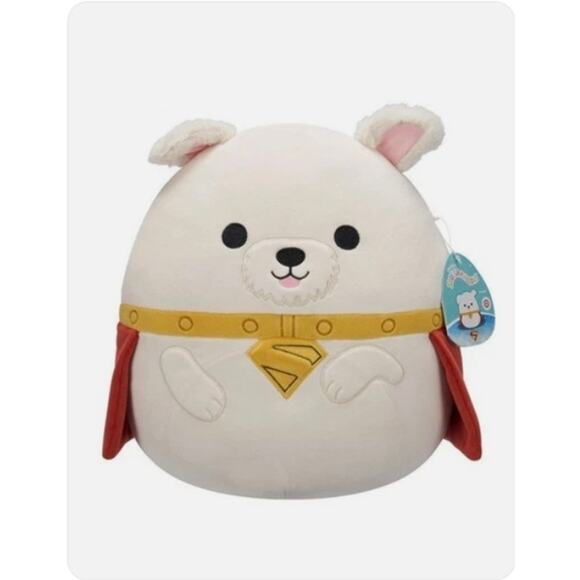 Squishmallows 12” Superman Krypto Super Dog Plush Marvel New s31 - Picture 4 of 4